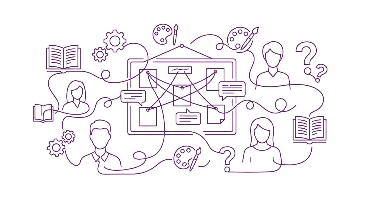 匿名掲示板のイラスト